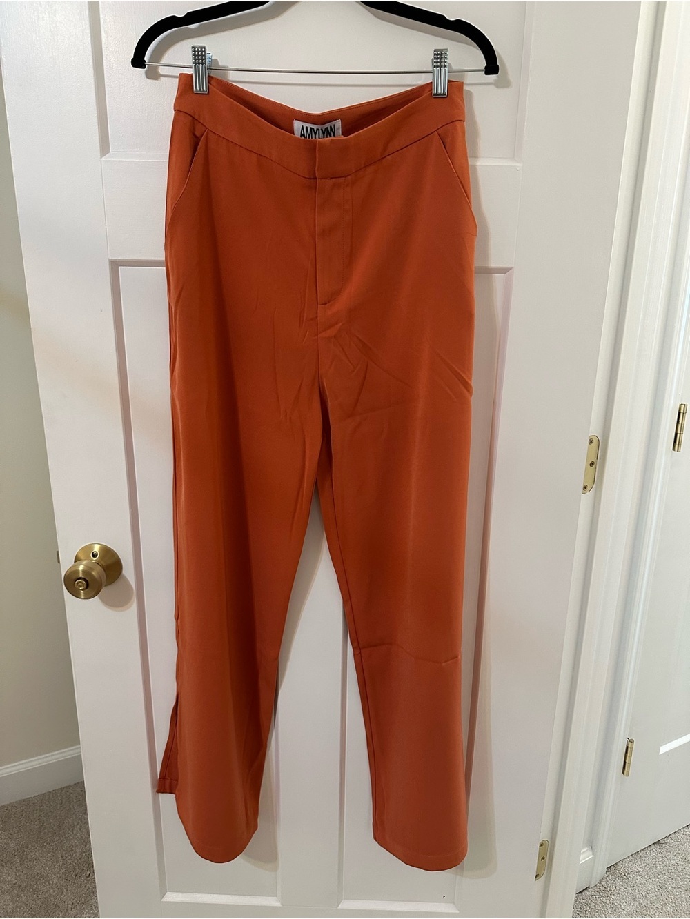 Brand new Dress Pants in Rust Orange slacks - Picture 1 of 5